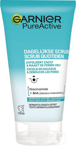 Garnier Skin Naturals SkinActive PureActive Gel Désincrustant Nettoyant Tube 150ml