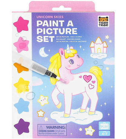 Tiger Tribe Buntstifte-Set - Malen Sie ein Bild-Set - Unicorn Hi