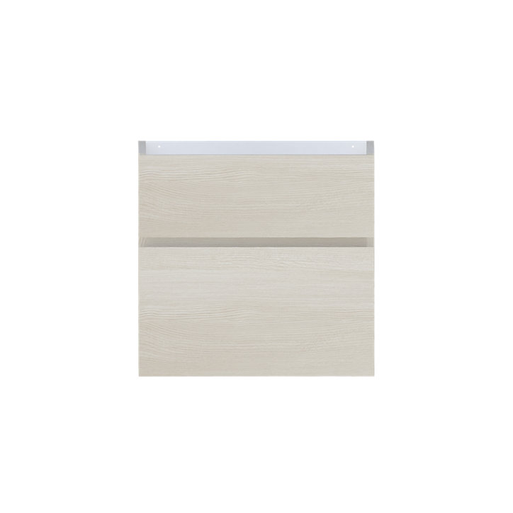 Meuble sous vasque Calao aspect chêne naturel 60 cm