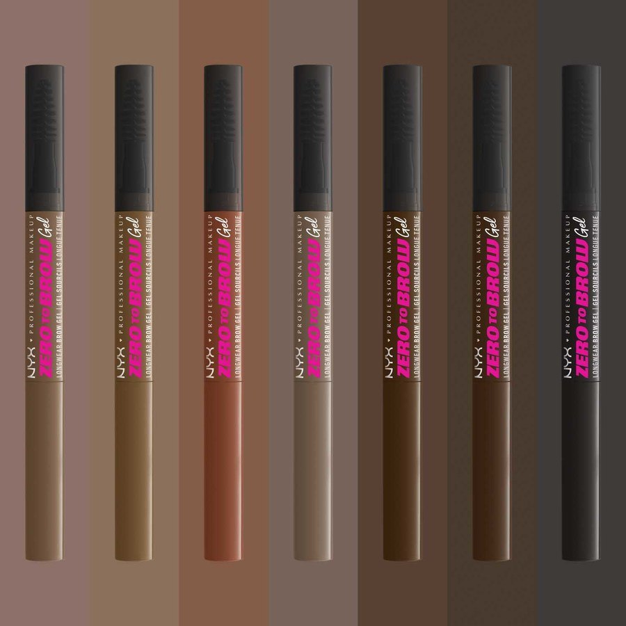 NYX Professional Makeup Zero To Brow Longwear Brow Gel Auburn 04 2ml