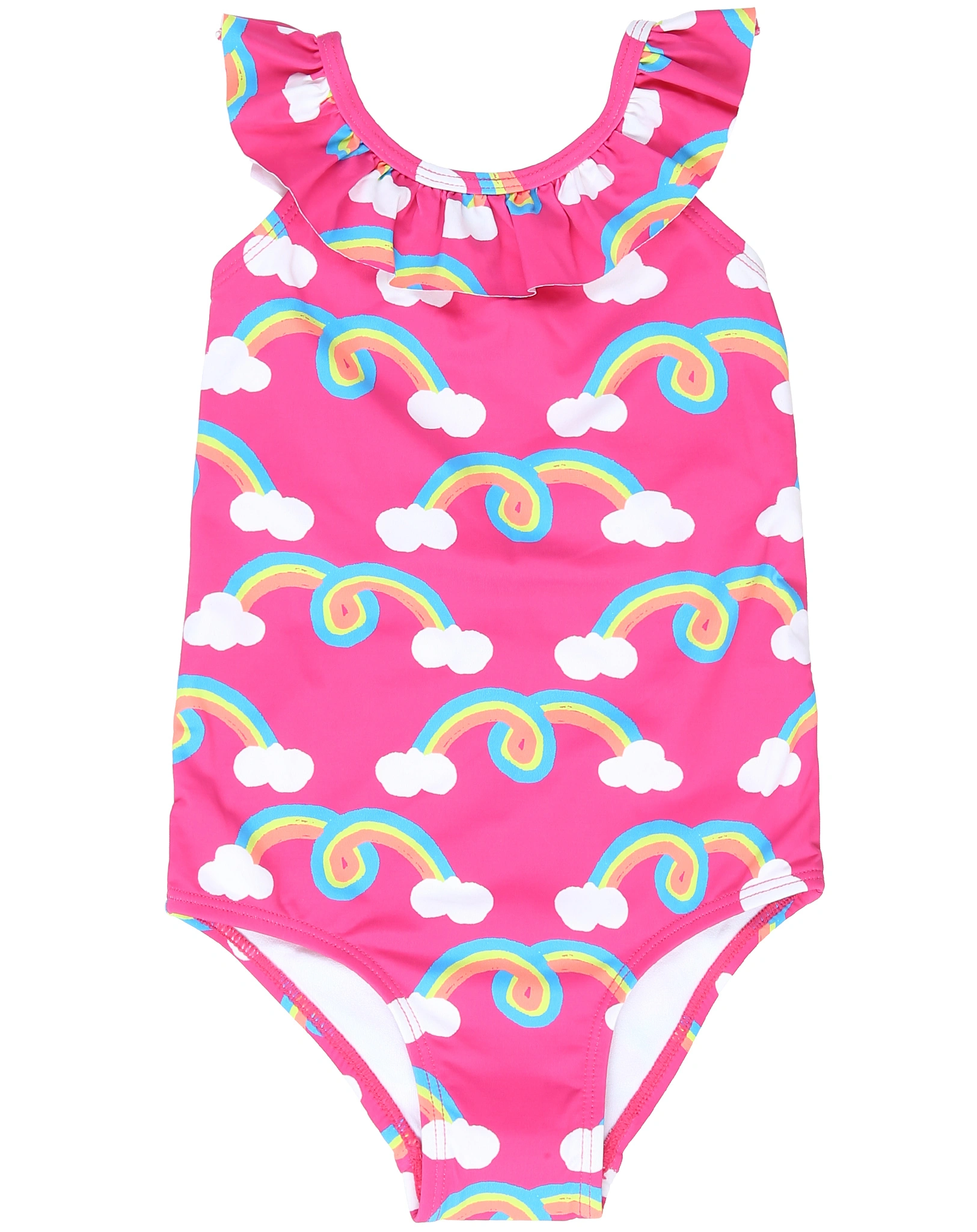 Badeanzug RAINBOW ARCH in fuchsia
