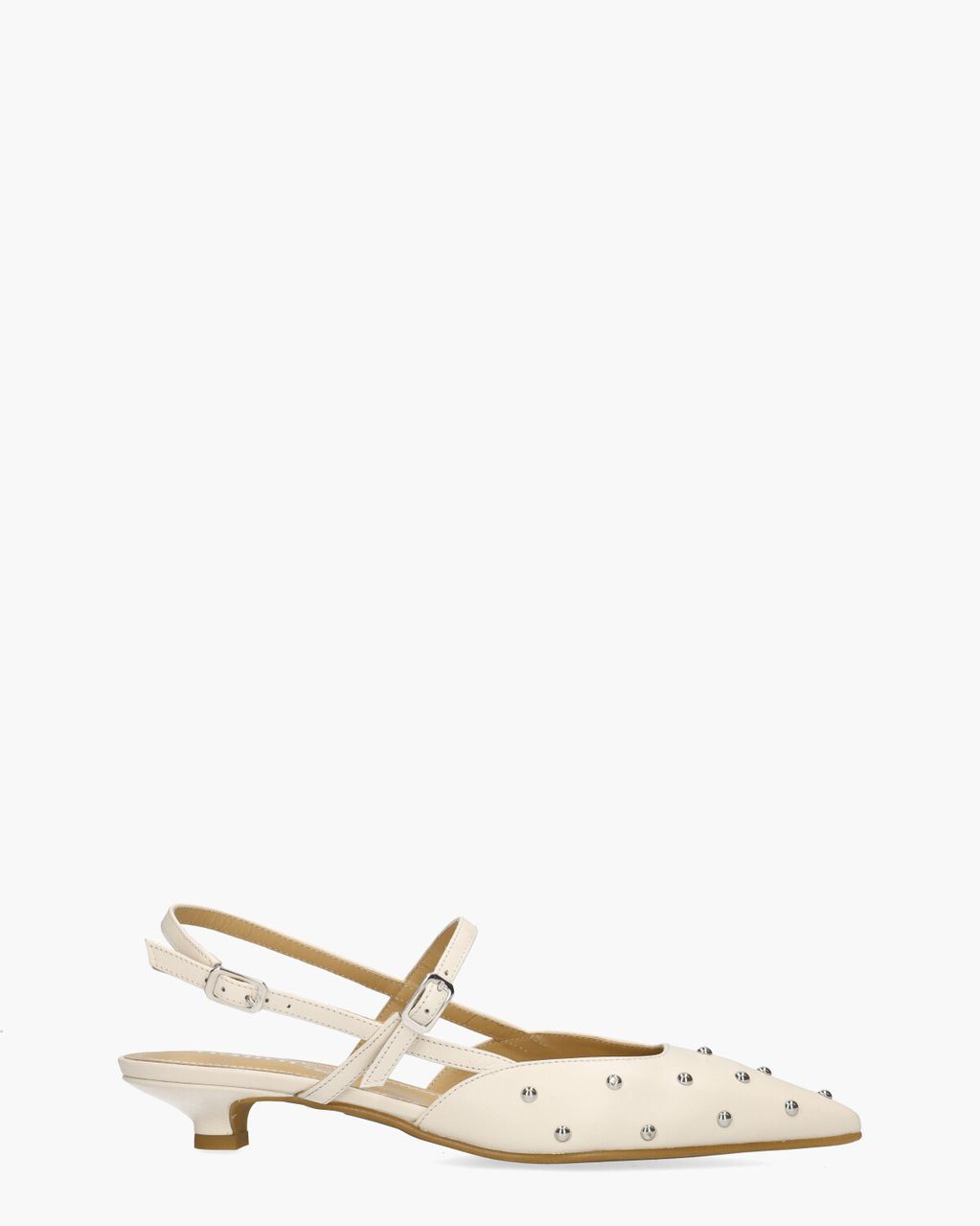 Nalini 25E032 Off-White Dames Slingbackpumps