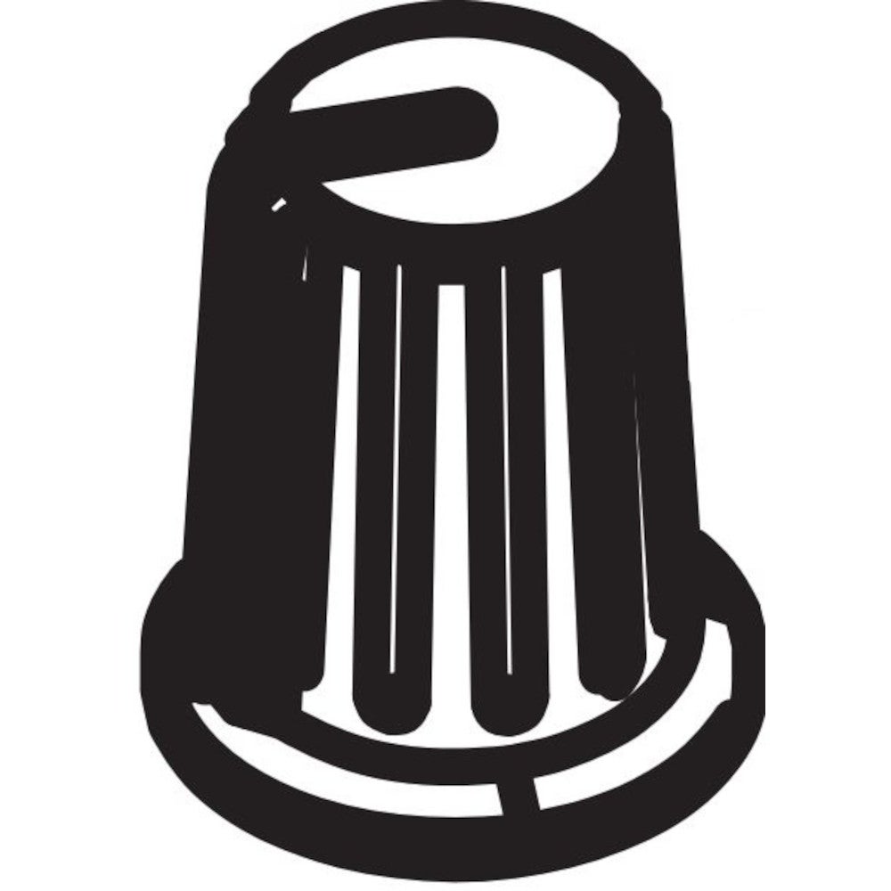 Pioneer spareparts DAA1409 kunststof draaiknop