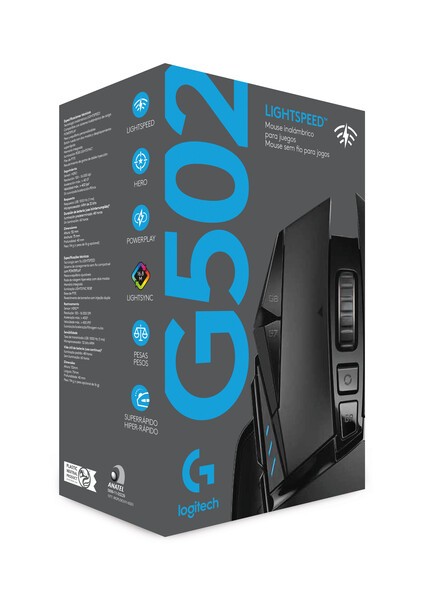 ​Logitech - G502 Trådløs Lightspeed Sort Gamer Mus