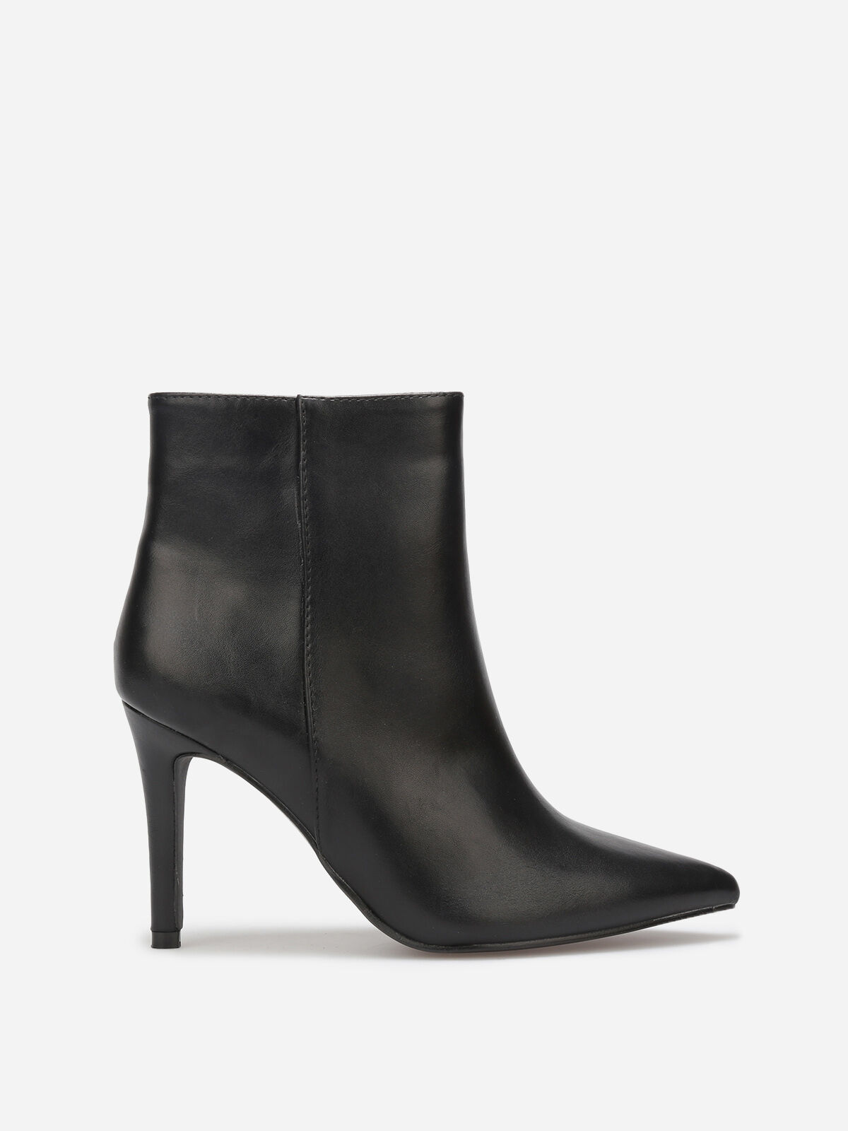 Bottines pointues à talon aiguille- Noir