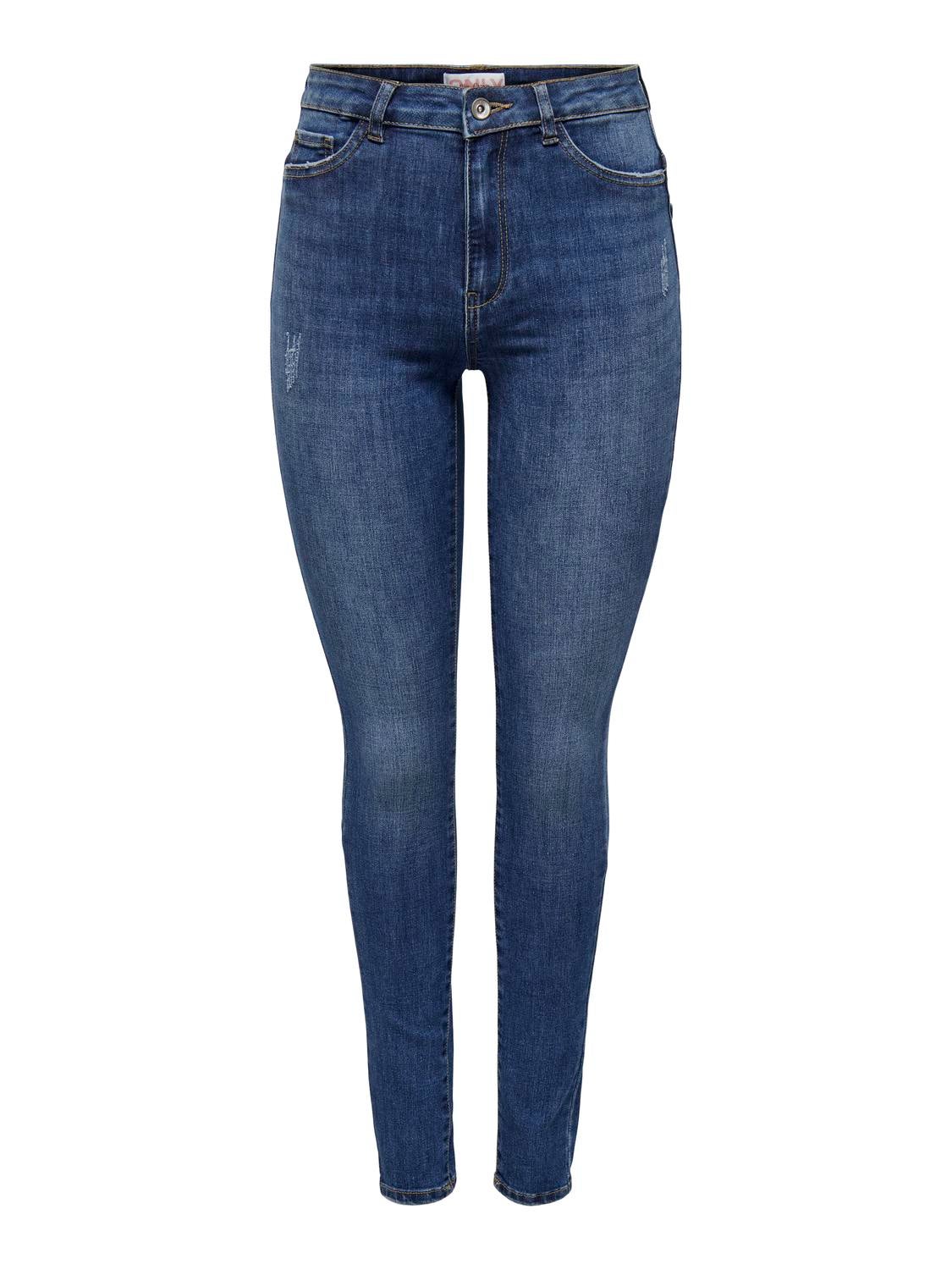 ONLROSE Hohe Taille Skinny Fit Jeans Medium Blue Denim