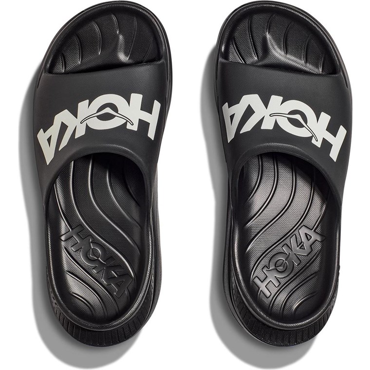Hoka U Ora Athletic Slide Black/White