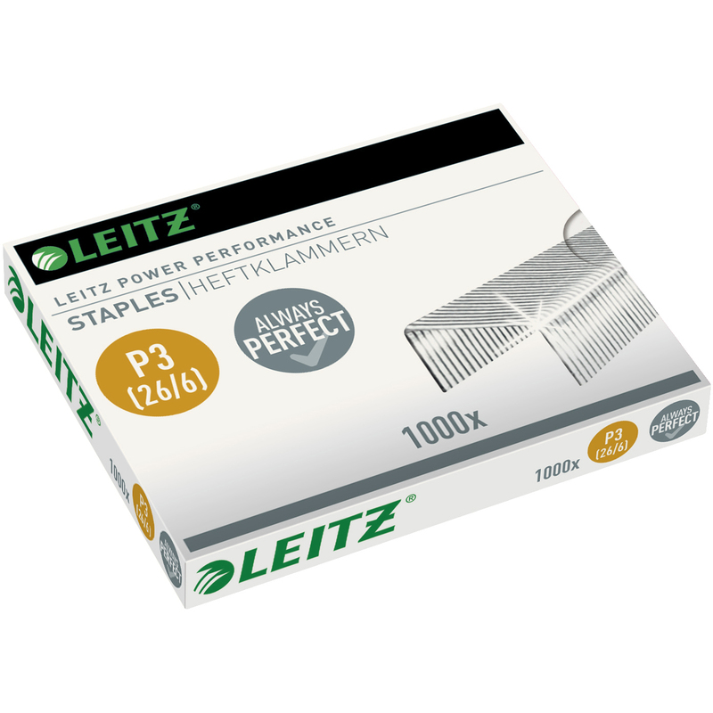 Leitz Heftklammern 26/6, 1000 Stück