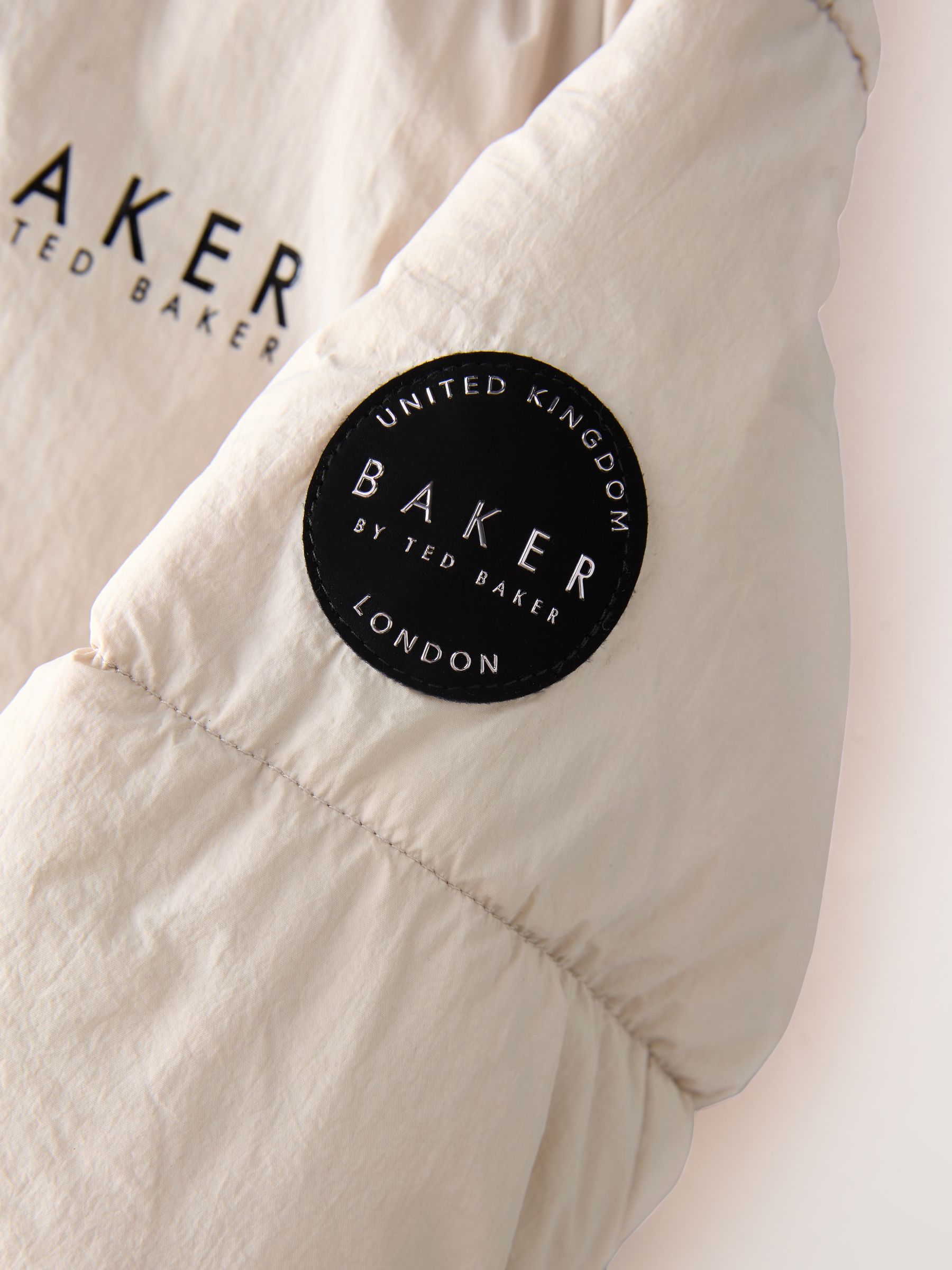 Baker by Ted Baker meisjes regenbestendige gewatteerde lange jas