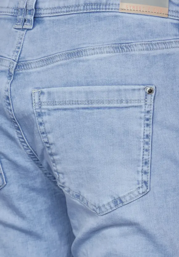 Loose Fit Jeans - authentic indigo bleached