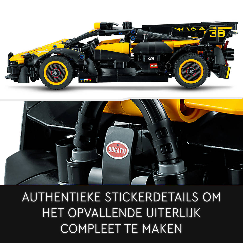 Bugatti bolideBugatti Bolide Sportwagen Model Auto Bouwpakket voor Kinderen 42151