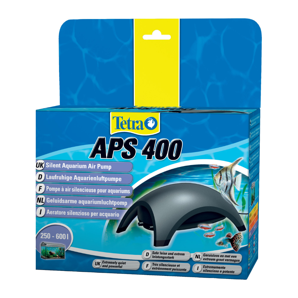 Pompe à air silencieuse pour aquariums aps 400 | 250 - 600 litres