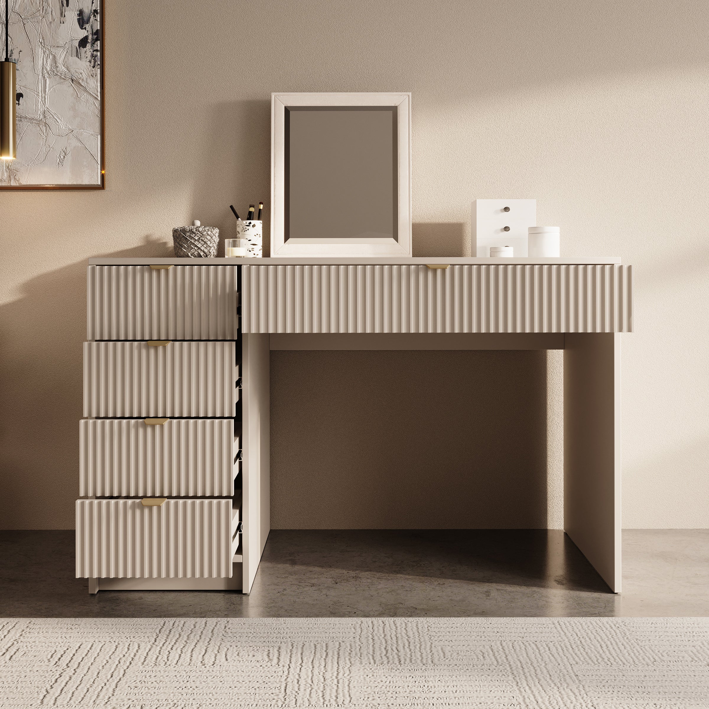 Tavares - Kaptafel - Beige - 120x55 cm
