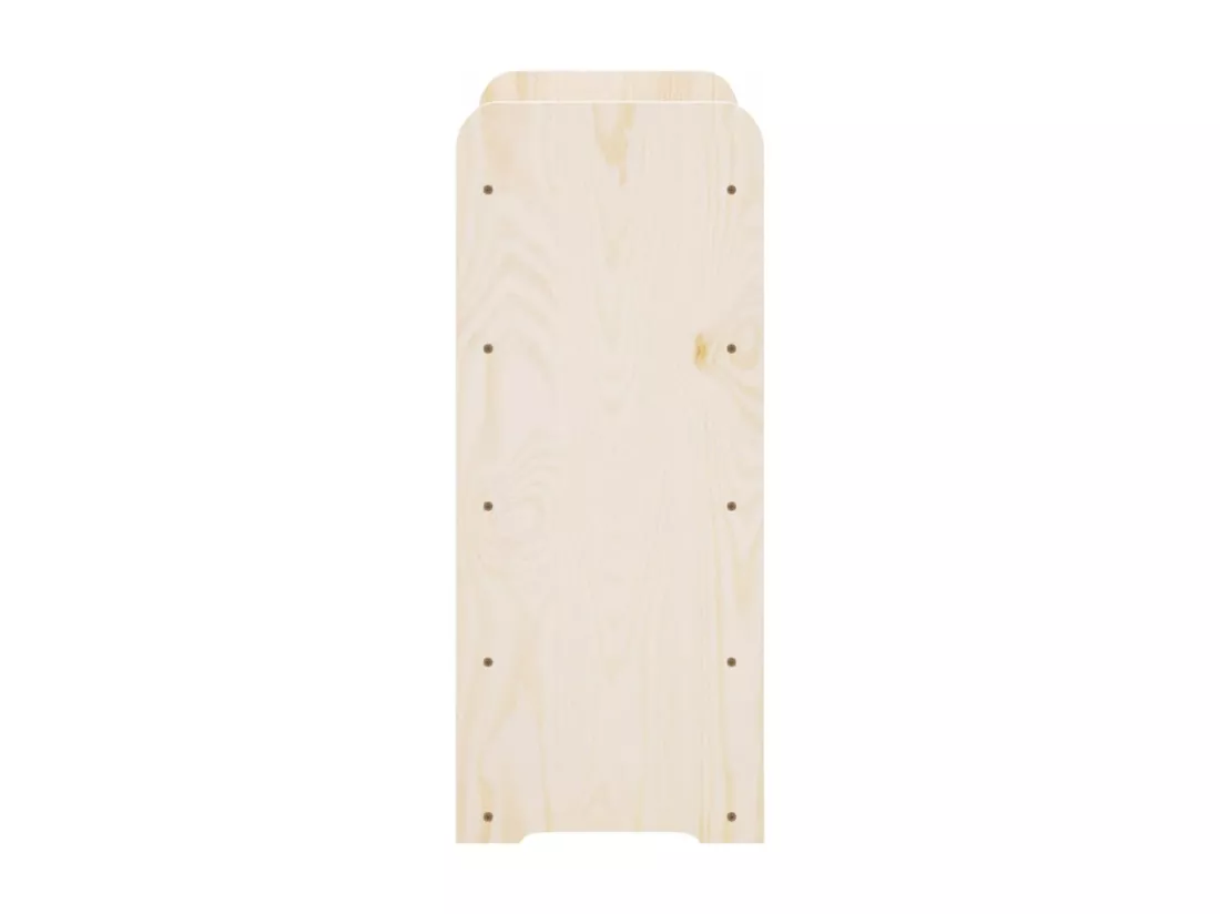 Casier à vin et panneau supérieur 67,5x25x60 bois pin massif