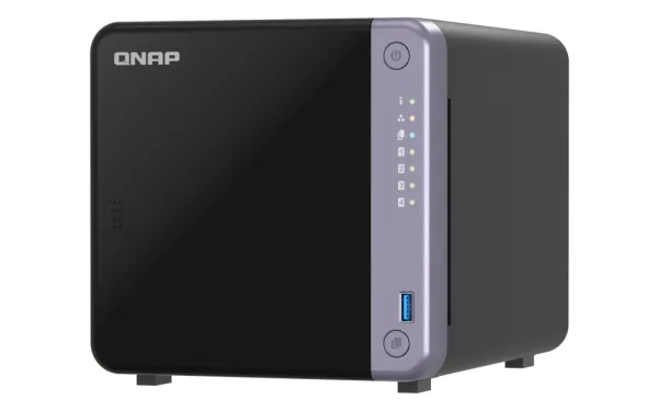 QNAP TS-432X-4G - NAS-server - 4 bays - SATA 6Gb/s - RAID JBOD, 0, 1, 5, 6, 10, 50, 60 - RAM 4 GB - Gigabit Ethernet / 2.5 Gigabit Ethernet / 10 Gigabit Ethernet - iSCSI support