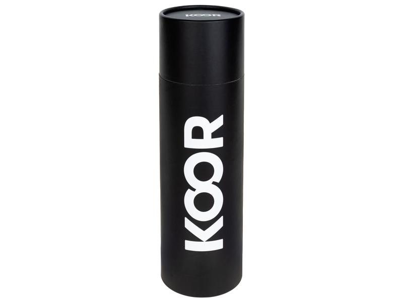 KOOR Trinkflasche Nero 750 ml Thermosflasche aus Edelstahl