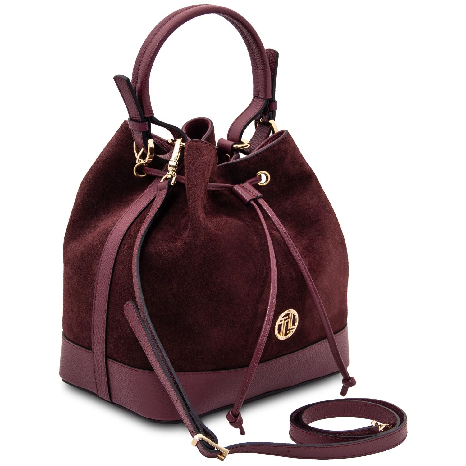 TL142476 – Minerva – leren bucket bag