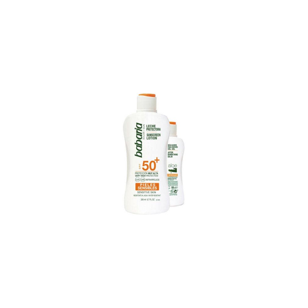 Babaria Sun Sunscreen Lotion Spf50 Plus  Set 2 Artikel
