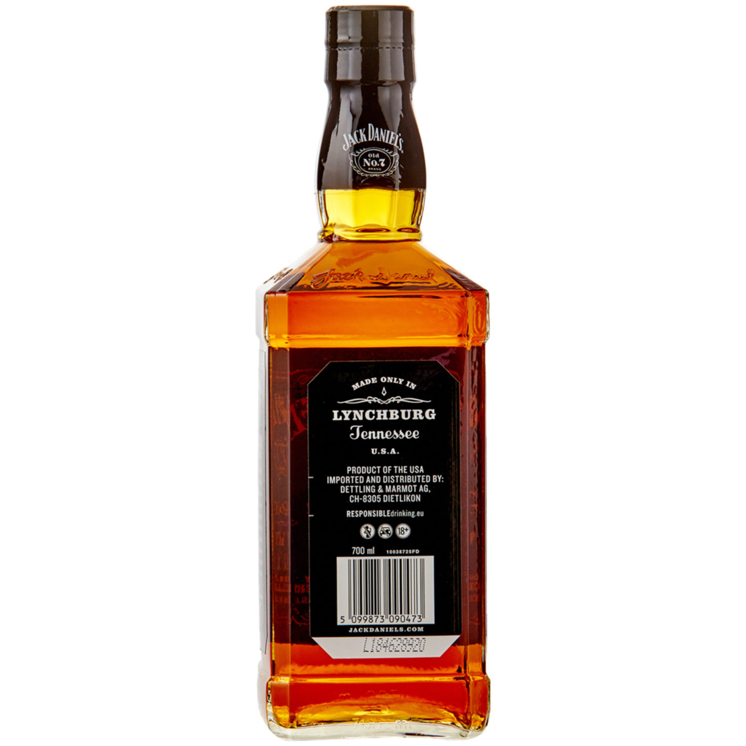 Jack Daniel's Old No. 7 Tennessee Sour Mash Whiskey -70cl