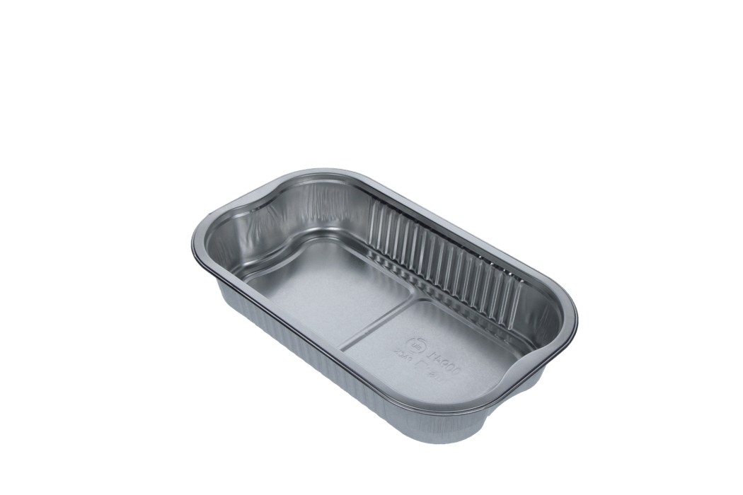 Aluminium bak 1000ml rechthoek glad hoog