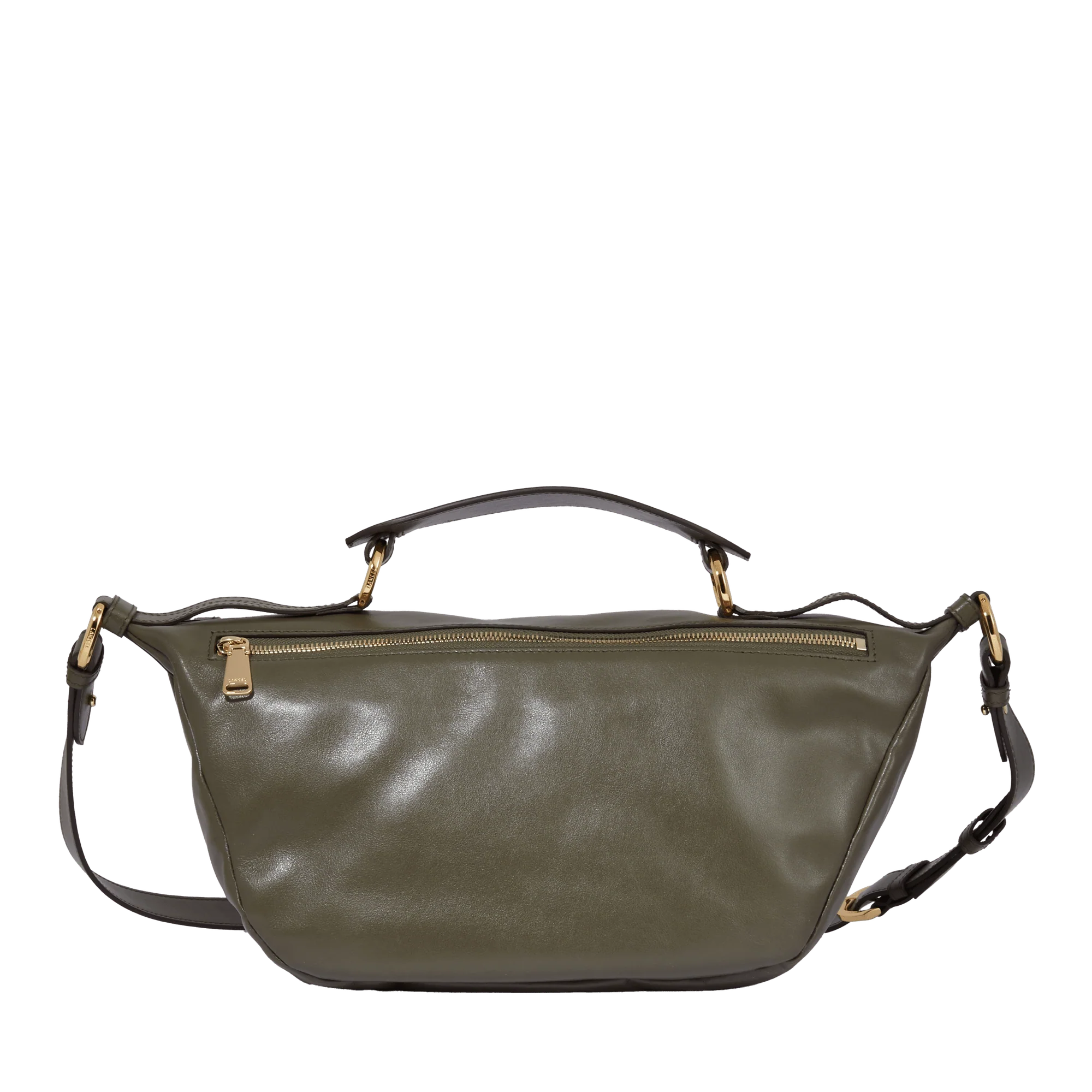 Sac porté croisé M Origami de Lancel-Kaki Fonce