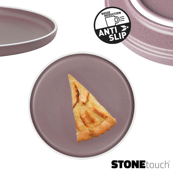 Assiette à dessert Mélamine 20cm DOLOMIT Rose