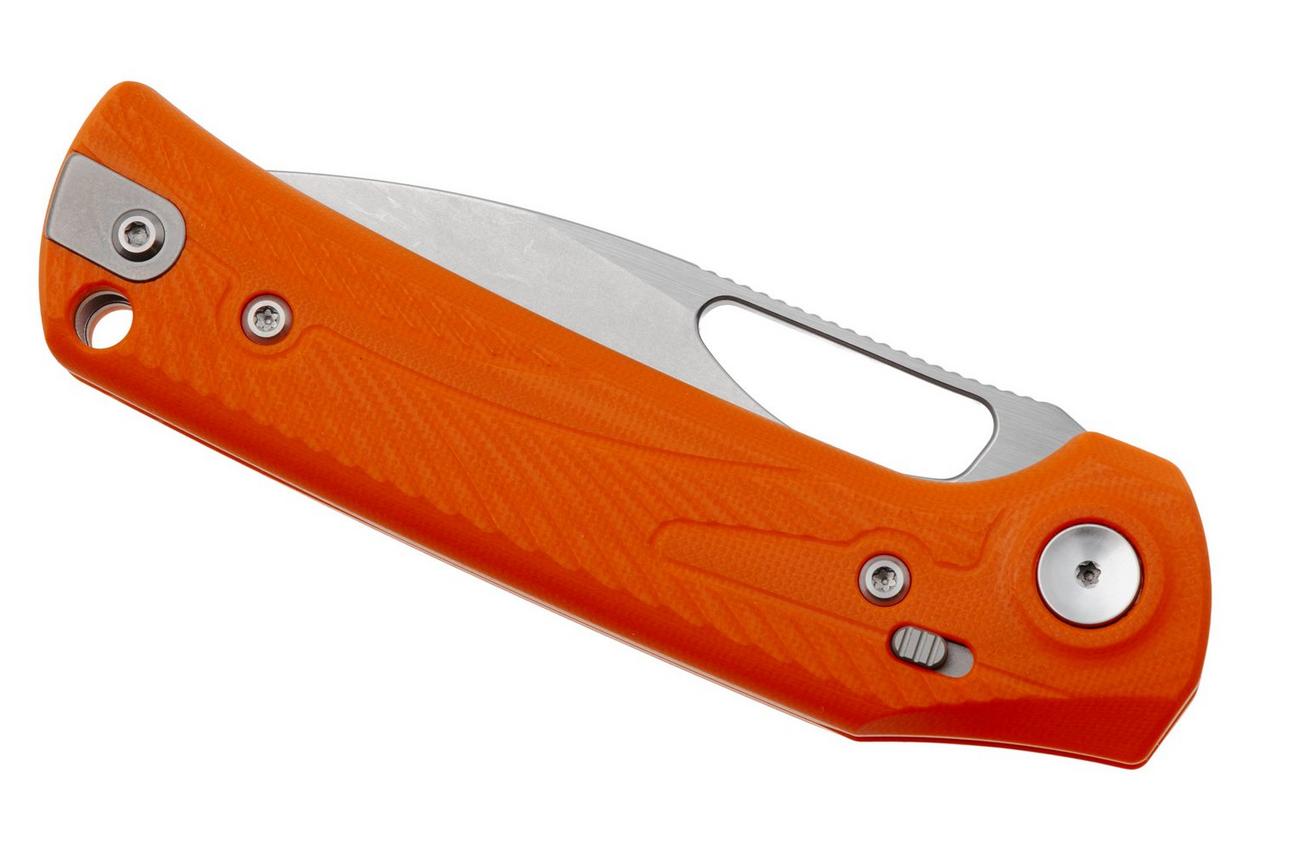 Reate PL-XE Stonewashed Nitro-V, Orange G10, zakmes