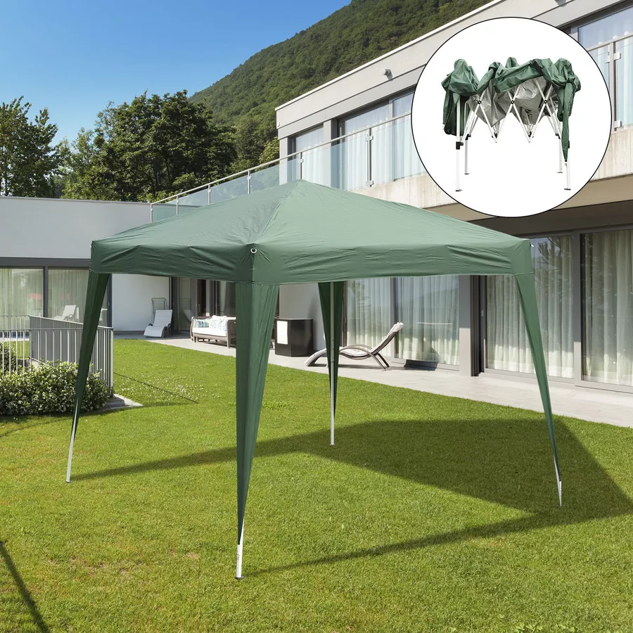Outsunny Faltpavillon inklusive Tragetasche grün