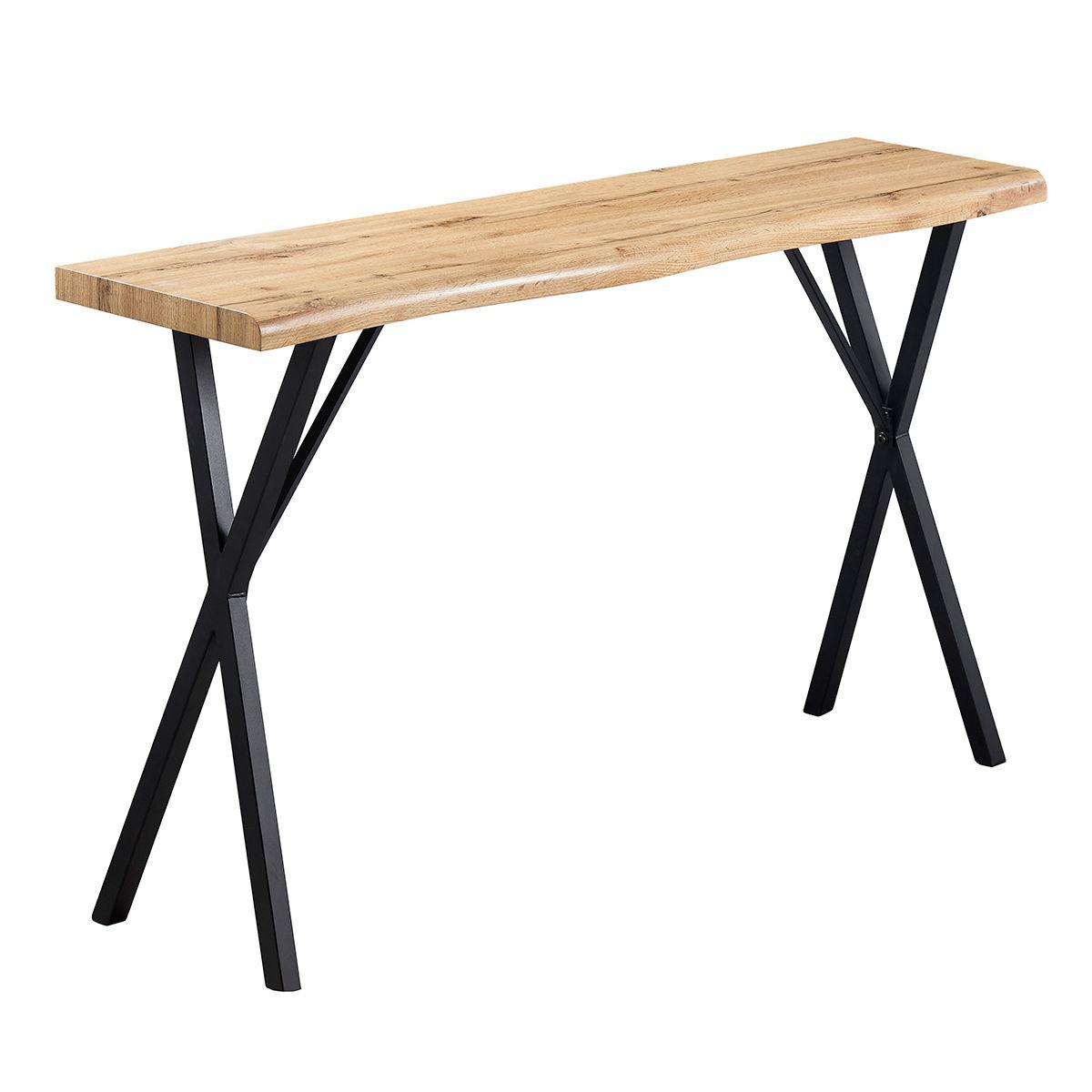 HERMIONE CONSOLE 140X35X80CM NOIR