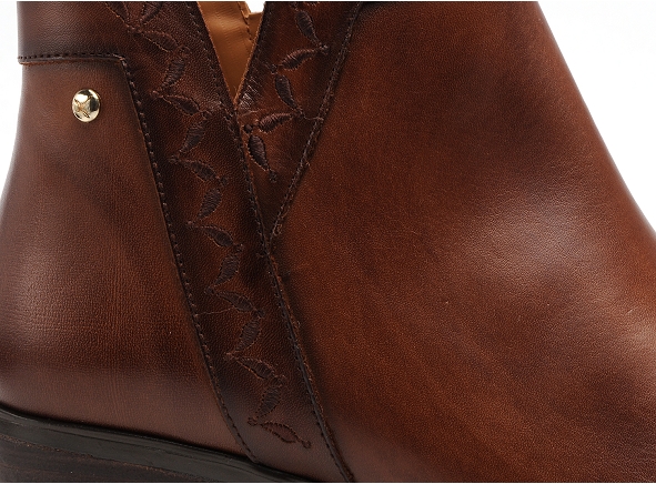 Pikolinos boots bottine plates femme w1u 8533 marron