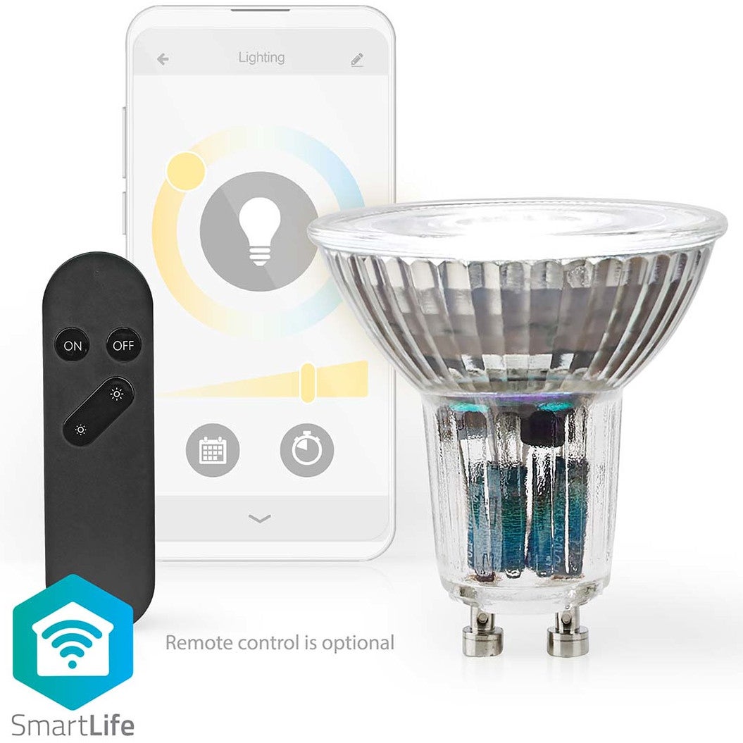 Nedis WIFILRW10GU10 Smartlife LED-lamp GU10 345 lm 3.9W warm-cool white