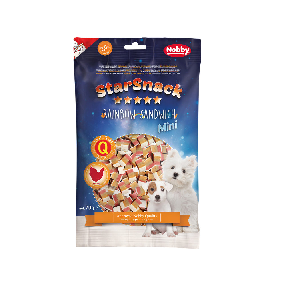 Nobby - Starsnack Mini Rainbow Sandwich
