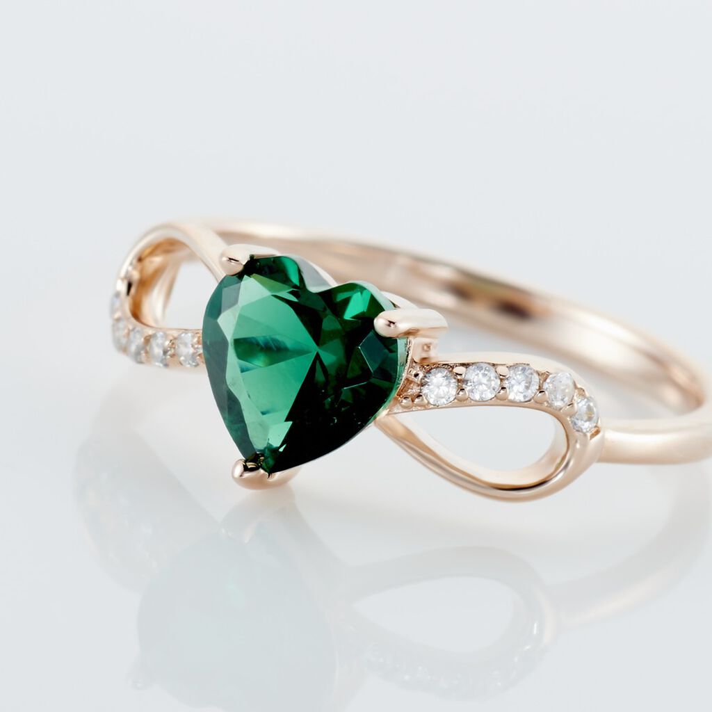 Bague Argent Rose Atieno Oxyde De Zirconium
