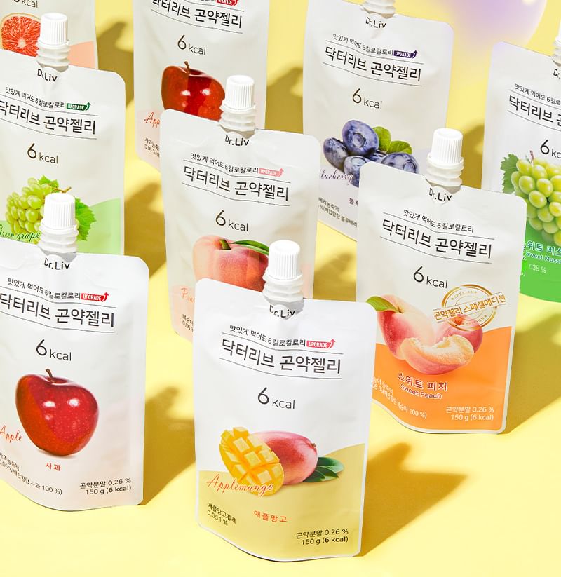 Dr.Liv - Konjac Jelly - 5 soorten