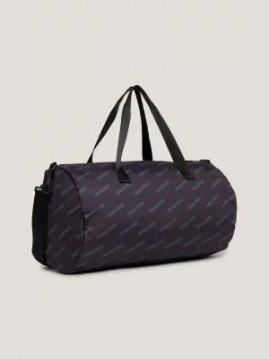 Bolsa de viagem exclusiva com estampa de logotipo reciclado