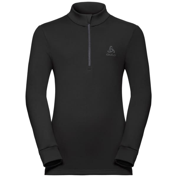 Sweat polaire randonnée ODLO PULL CARVE KIDS WARM BLACK