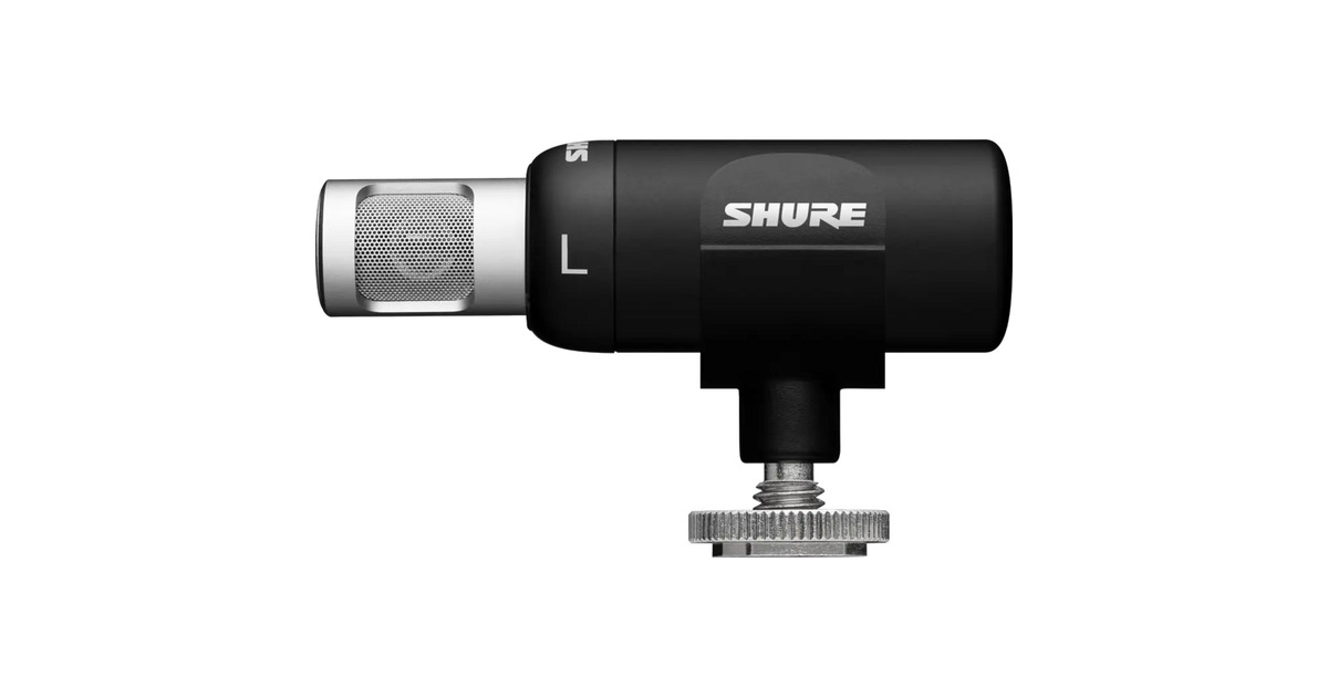 SHUREMoveMic 88+ Draadloze Video Microfoon  (Zwart)