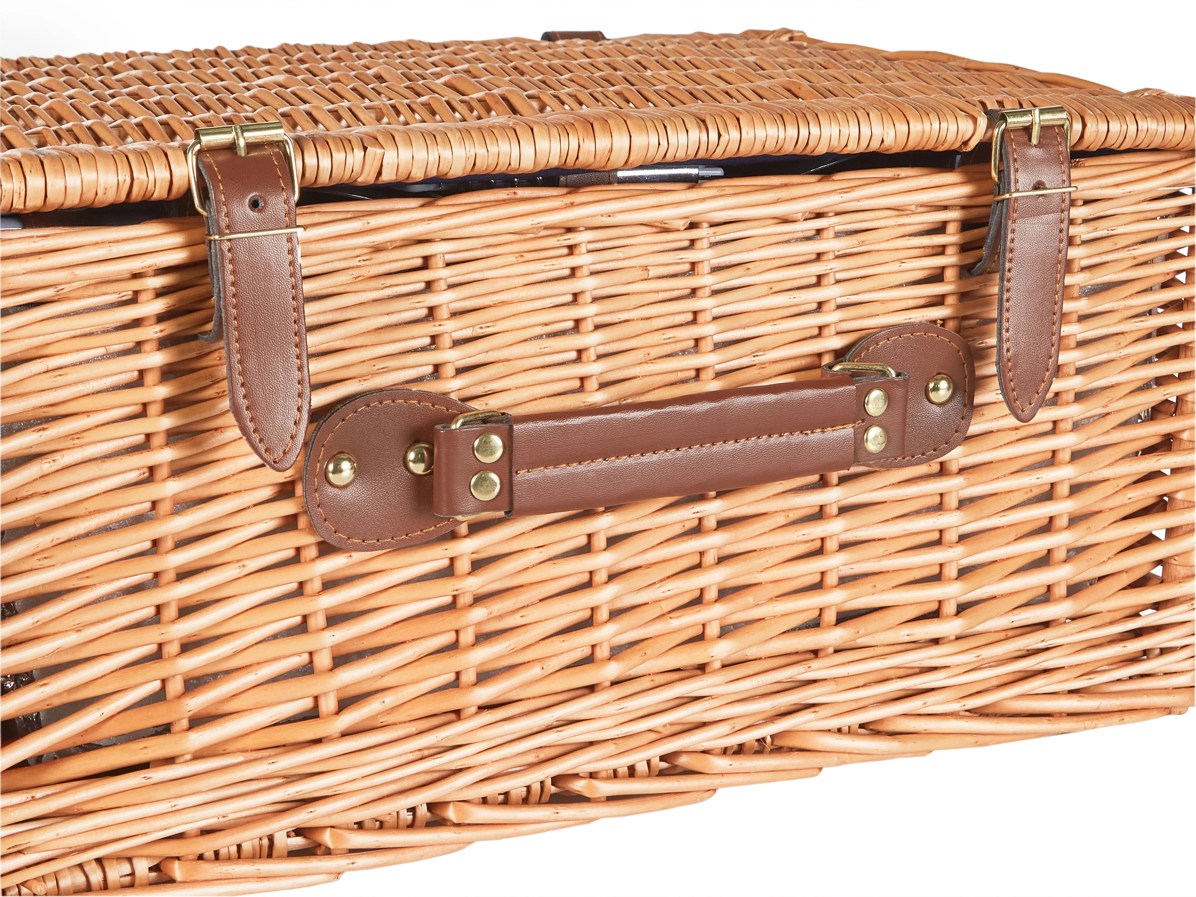 Picknickmand CREPES Hout Bruin
