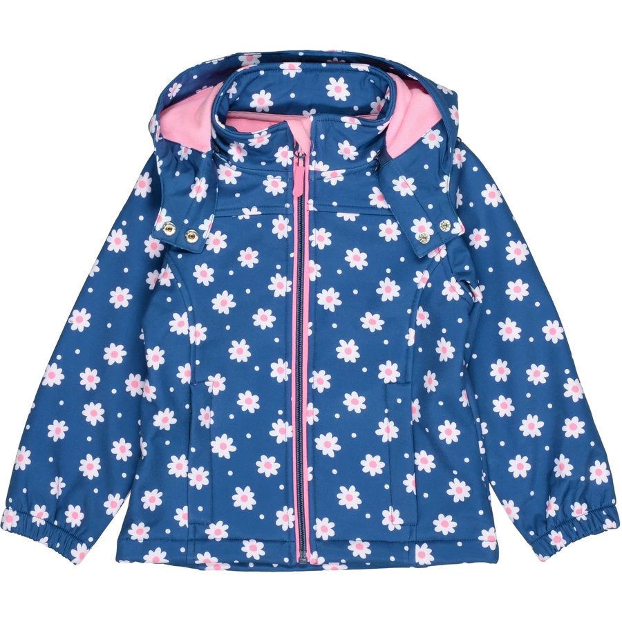 STACCATO Softshelljacke marine gemustert