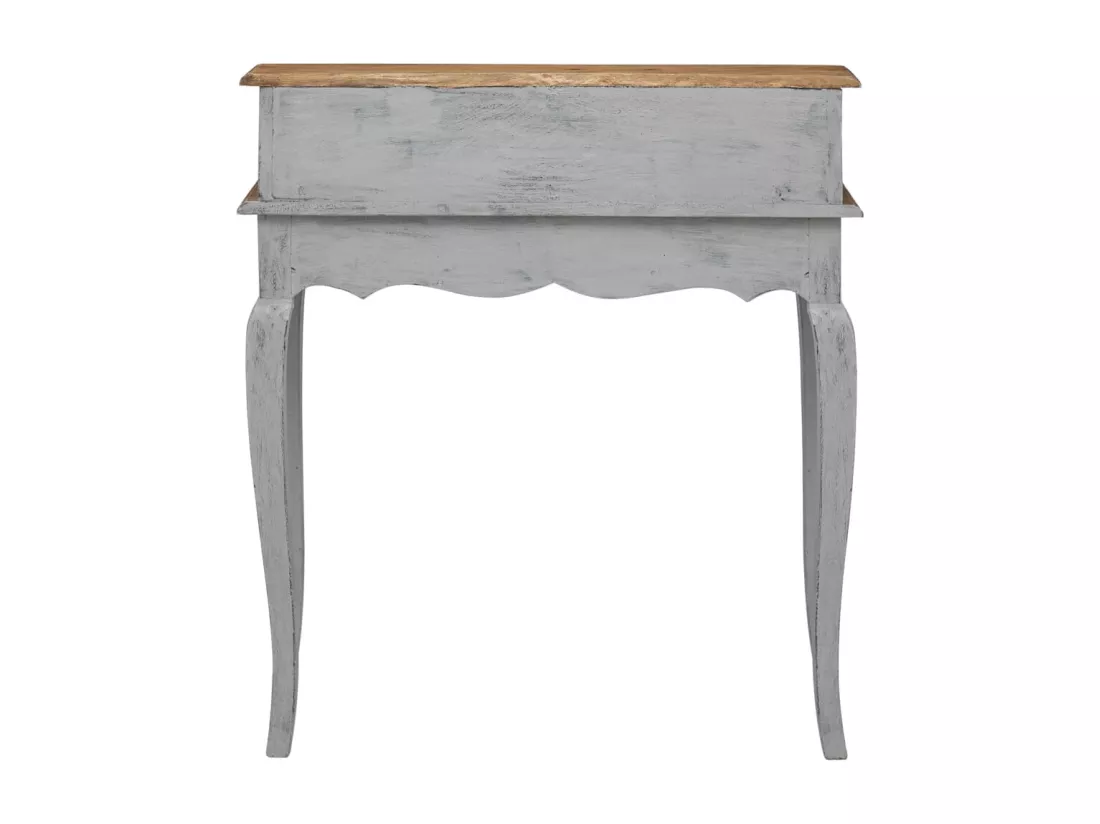 Bureau d'écriture bois d'acajou massif 80x40x92 cm