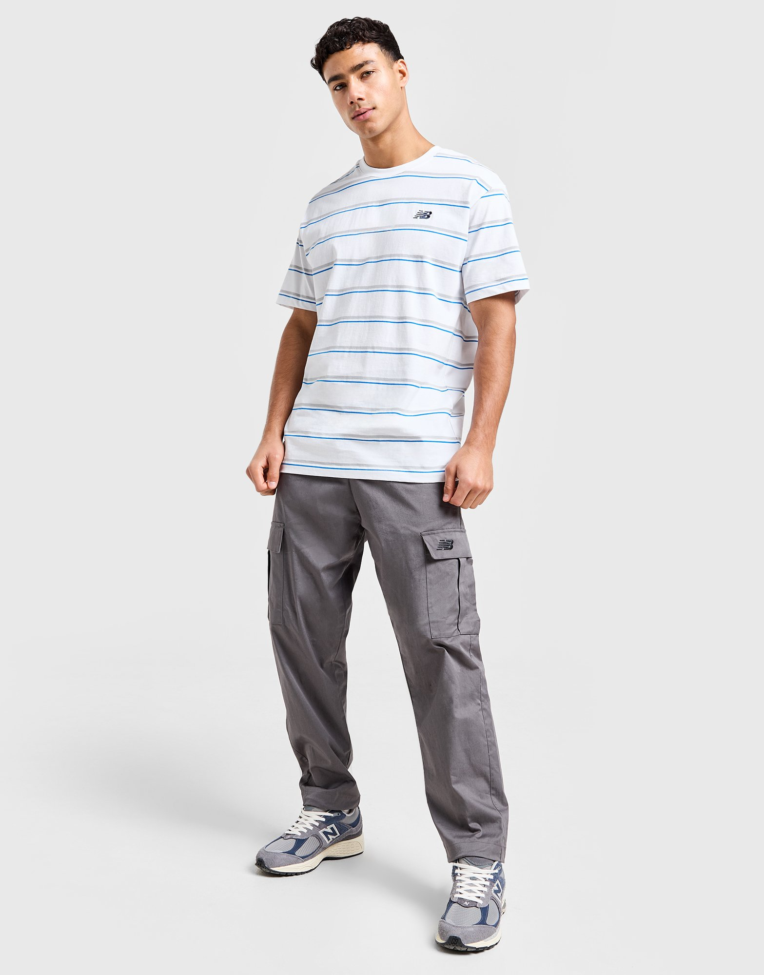 New Balance T-shirt Striped Homme