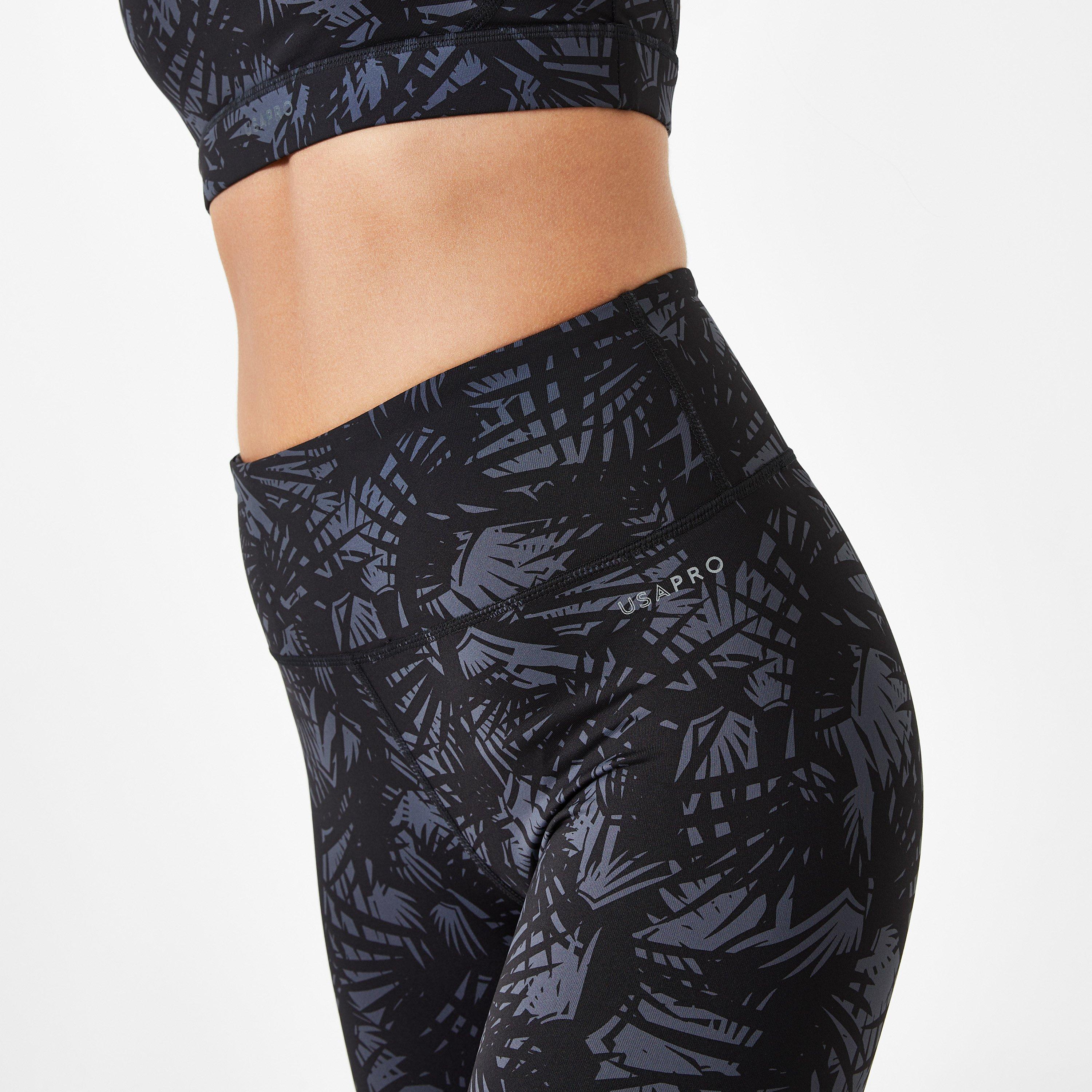 USA Pro High Rise Capri Cropped Leggings