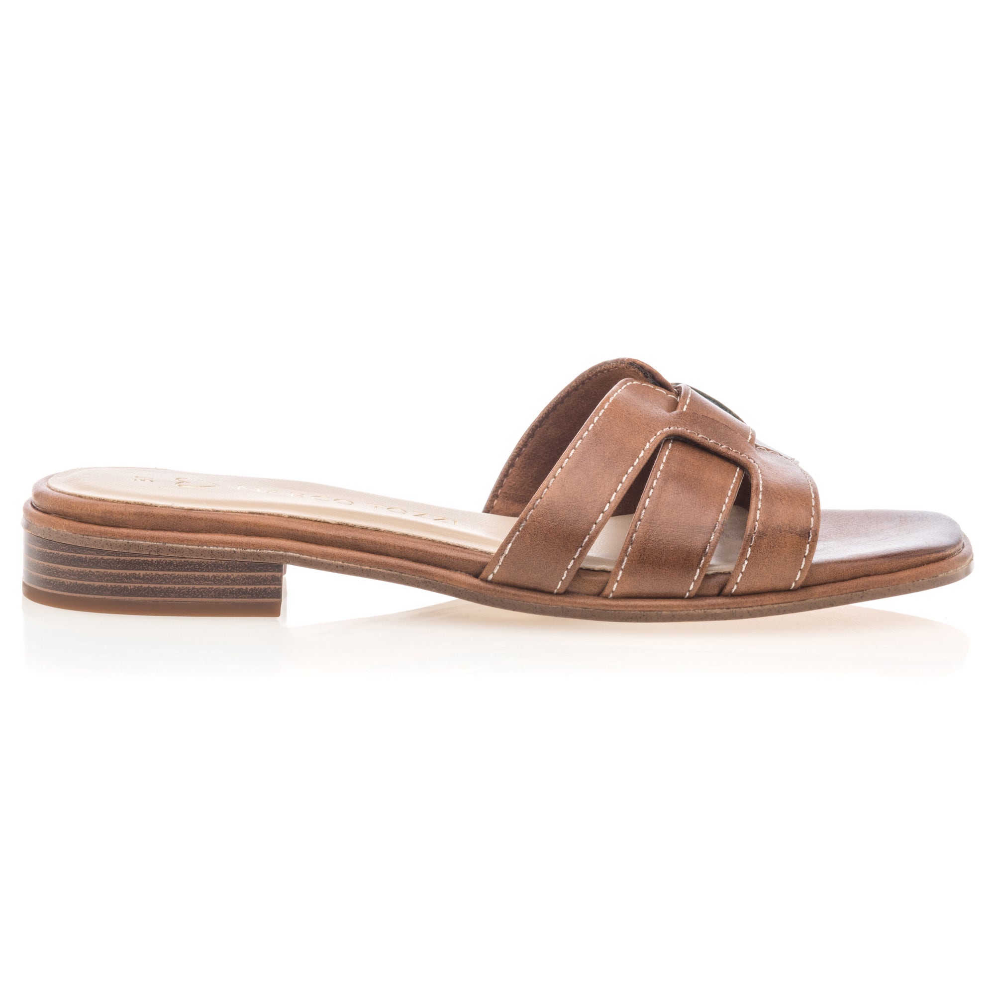 Mules Femme cognac