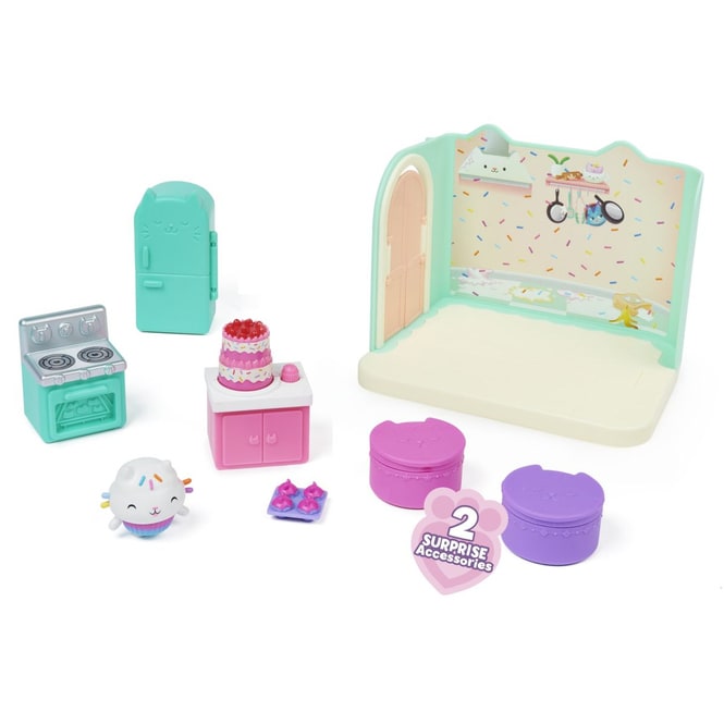 Gabby's Dollhouse - Küche mit Kuchi Katzenfigur