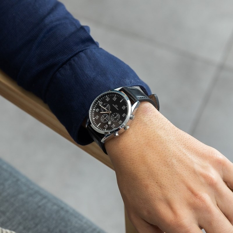 Jolie Montre Homme Noir GIORGIO