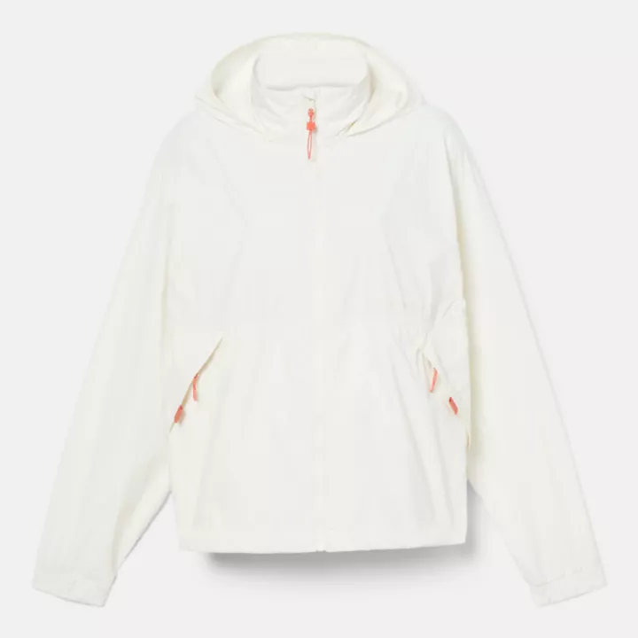 Coupe-vent anti-UV pour femme en blanc