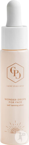 Cent Pur Cent Wonder Drops Self Tan Elixir Visage Flacon Compte-Gouttes 12ml