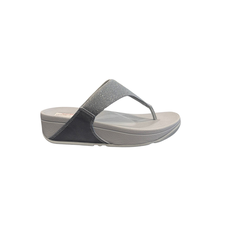 FitFlop Lulu Shimmerlux Toe-Post Quiet Blue F27/C34