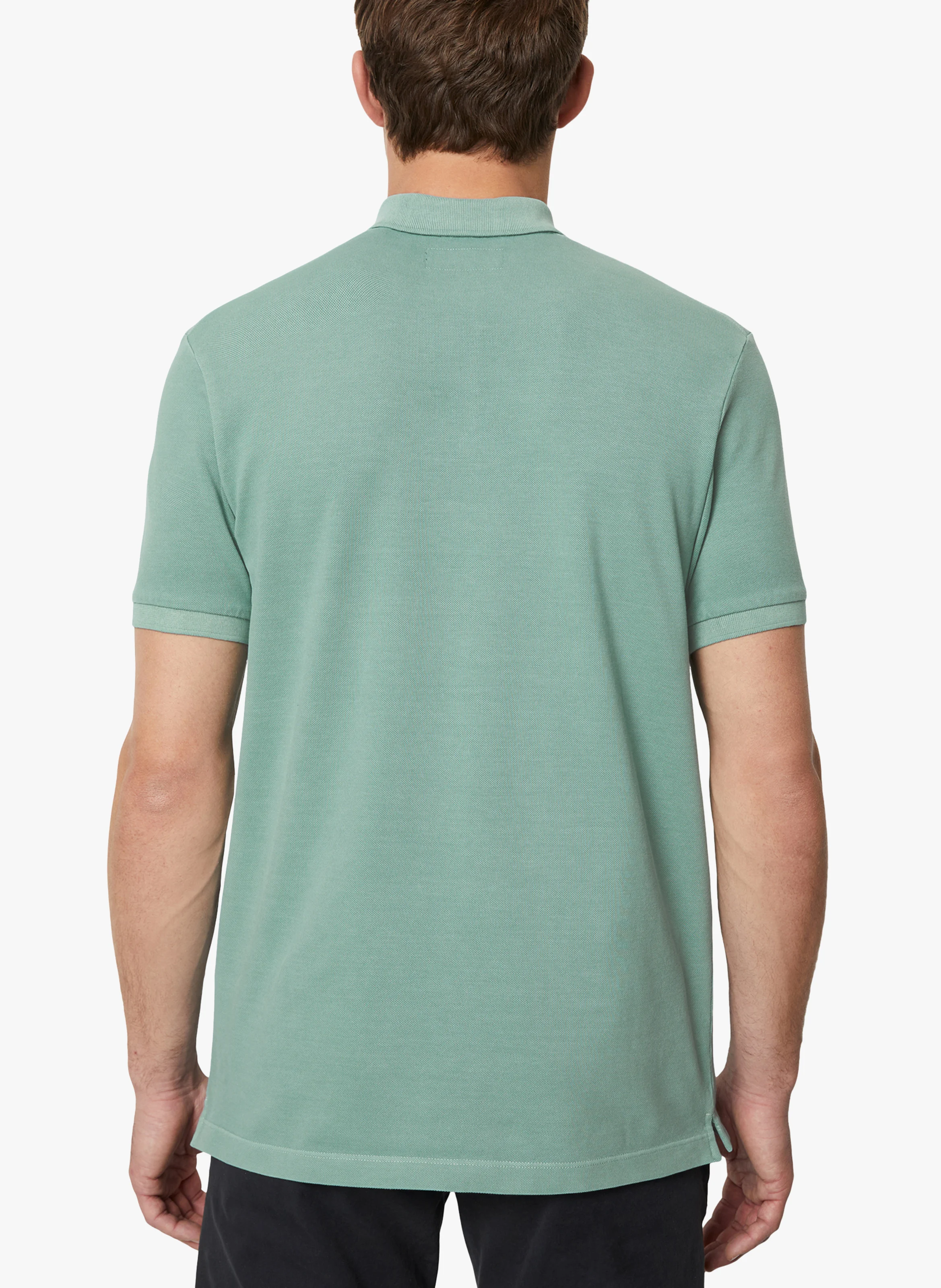 Polo en coton bio mélangé | Bleu