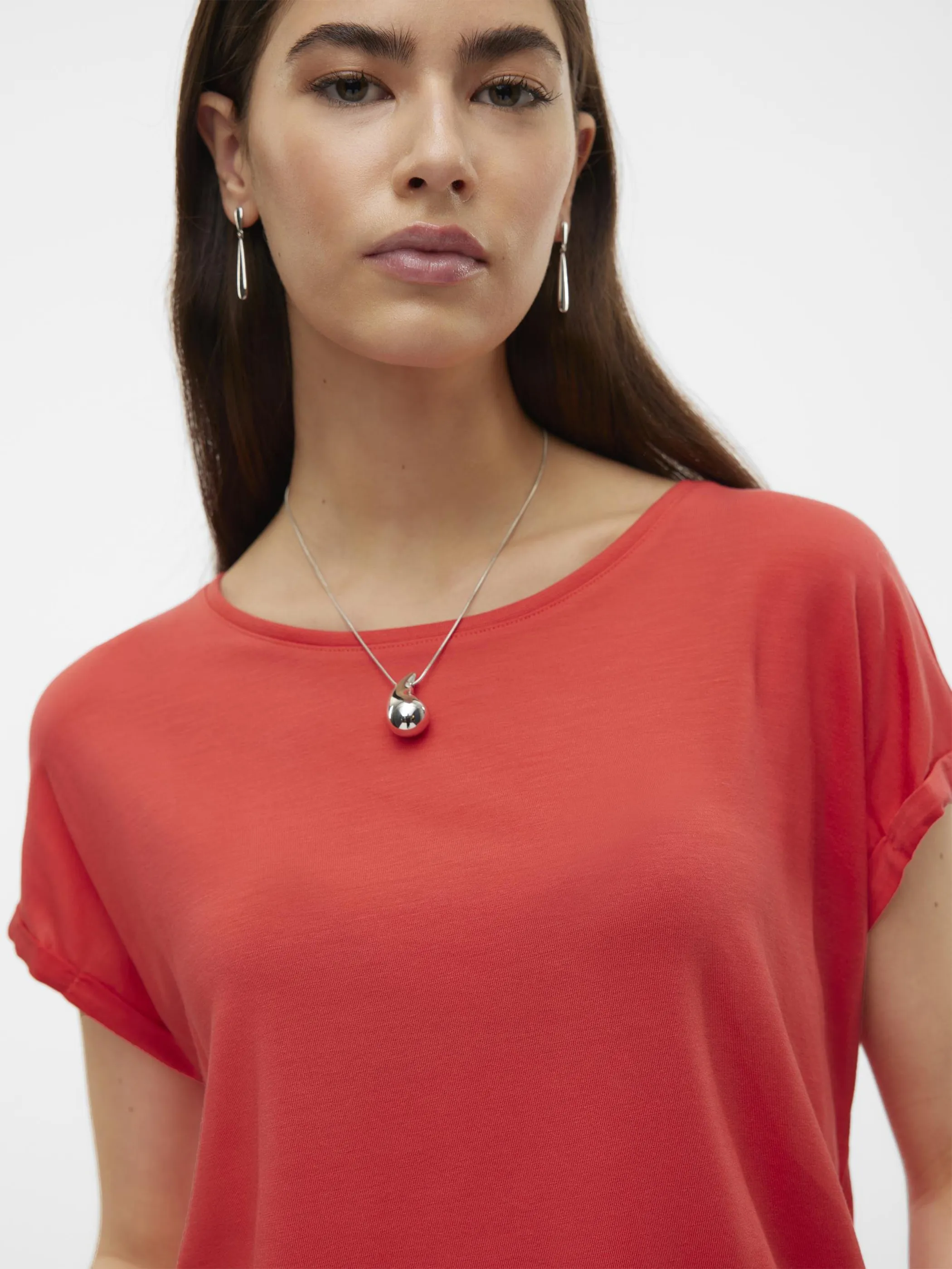 Vero Moda VMAVA PLAIN SS TOP GA Shirt
